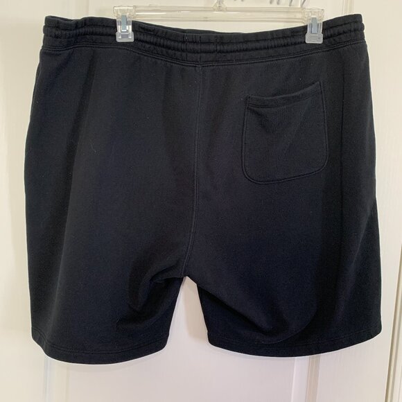Old Navy 2 PC Fleece Jogger Sweat Shorts Drawstring Navy & Black Size XXL Tall - Picture 6 of 10